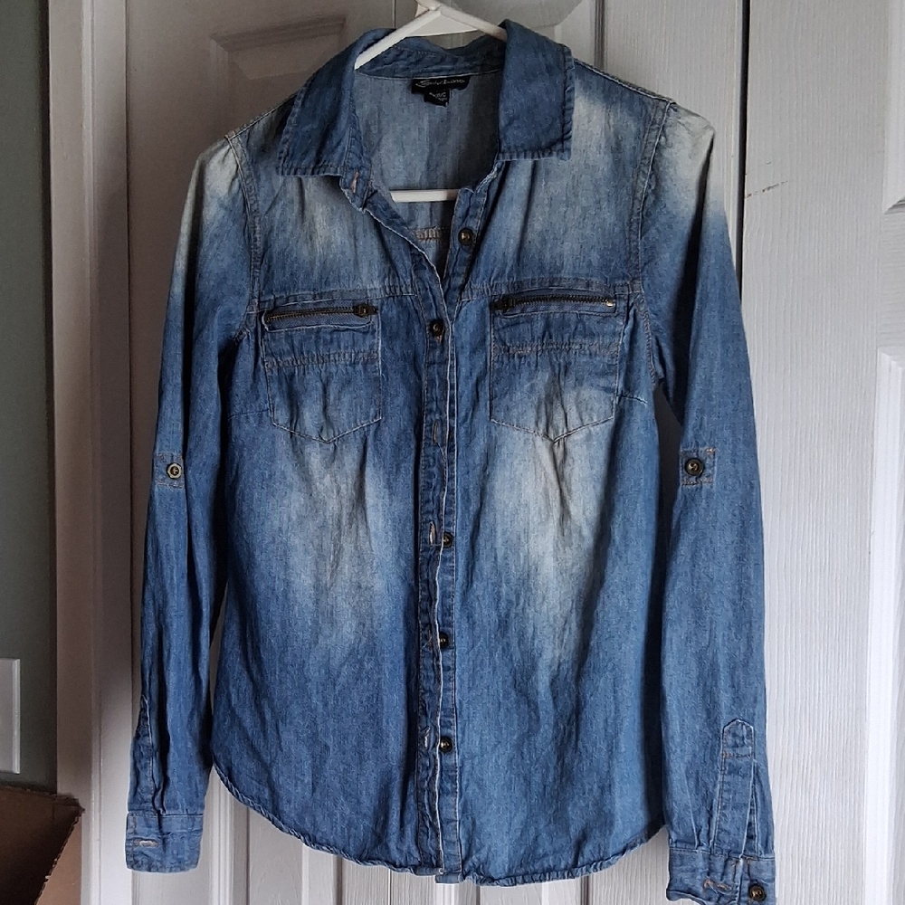Denim Button Down Shirt